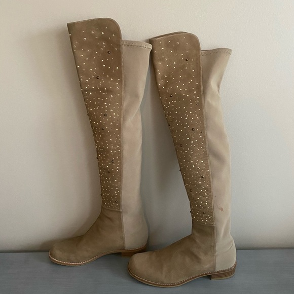 SOLD* Stuart Weitzman the 5050 Over-the-knee boots - Picture 3 of 10